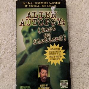 Alien Autopsy: Fact or Fiction? VHS Tape